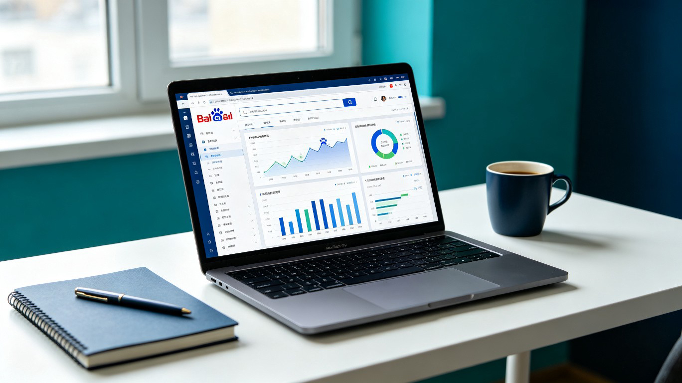 Baidu SEO analytics dashboard
